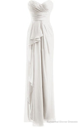 Classical Burgundy Sweetheart Empire Pleated Floor Length Chiffon Bridesmaid Dresses