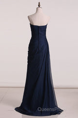 Evening Prom Dress A Line Elegant Chiffon With Ruffles Long Evening Dress