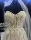 A-Line Sweetheart Neckline Tulle Wedding Dress With Appliques