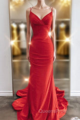 Mermaid Black Long Evening Prom Dress with Cross Back