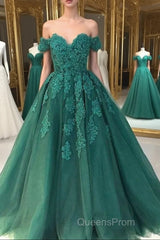 Off Shoulder Lace A Line Long Custom Evening Evening Prom Dress