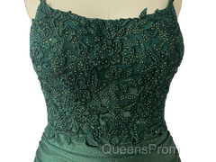 Spaghetti Straps Open Back Short Homecoming Dress