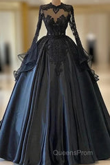 A-Line Beading Long Sleeves Lace Wedding Dress