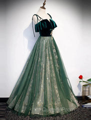 A-Line Glittering Engagement Evening Dress Strap Sleeveless Floor Length With Sequin