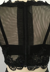 A-Line/Princess Full/Long Sleeve Bateau Long/Floor-Length Satin Evening Prom Dress With Appliqued