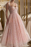 A-Line/Princess Spaghetti Straps Ankle-Length Homecoming Dress