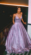 A Line Classy Prom Classy Evening Dress ,Purple Fashion Gown