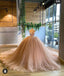 Ball Gown Pink Classy Prom Dress Quinceanera Dress