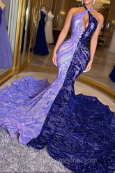 Beautiful Long Mix Colour Sleeveless Mermaid Evening Prom Dress