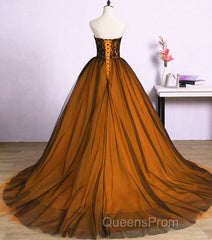 Beautiful Tulle A-Line Ball Gown Sweet 16 Party Dress, Long Evening Prom Dress