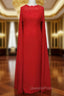 Best Long Evening Dress With Cape Mother of the Bride Dress Evening Dress