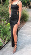 Black Long Classy Prom Dress,Strapless Mermaid Classy Evening Dress,Sparkle Tight Classy Prom Dress