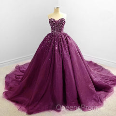 Black Strapless Dress Sweetheart Tulle Quinceanera Dress