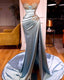 Blue Long Classy Prom Dress, Classy Party Dress