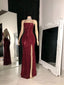 Burgundy Sequin Long Classy Prom Dress, Special Occasion Dress