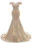 Lace Mermaid Long Evening Prom Dresses