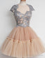 Elegant Homecoming Dress, Knee Length Homecoming Dress, Junior Homecoming Dress