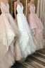 Champagne Evening Prom Dress, White Evening Prom Dress, Pink Evening Prom Dress, ChampagneWhitePink Wedding Dress, ChampagneWhitePink Formal Dress