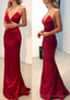 Charmeuse Prom Dresses Trumpet/Mermaid Sweep Train Sleeveless
