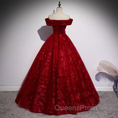 Charming Lace Sweetheart Off Shoulder Gown, Evening Prom Party Dress