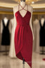 Cheap homecoming Dress Sheath V-Neck Sleeveless Criss Cross