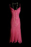 Chic Sheath Short Classy Prom Dress Chiffon Beaded Hot Pink Birthday Dress Sleeveless Classy Evening Dress