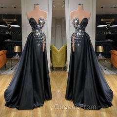 Chic Sweetheart Crystal Long Evening Prom Dress With Split Online