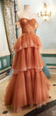 A-Line Princess Sweetheart Long Classy Prom Dress, Classy Evening Dress