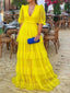 Colourful Long Floor Length Classy Evening Classy Prom Dress