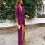 Deep V Neck Long Classy Prom Dress With Split