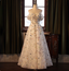 Dreamy White A-Line Off-The-Shoulder 3D Floral Sequined Tulle Long Classy Prom Dress