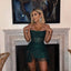 Elegant 17Th Birthday Dress Shiny Green Sequin Birthday Outfits