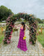 Elegant A Line Long Tiered Chiffon Classy Prom Dress 22Th Birthday Outfits