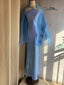 Elegant Blue Halter Neck Mermaid Satin Long Classy Prom Dress
