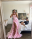 3D Flowers Classy Prom Dress Strapless Split A-Line Dubai Arabia Women Classy Evening Gowns Classy Special Occasion Dress Vestidos