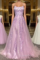 Elegant Evening Prom Dress A-line Lace Appliques Sweet 16 Party Gown
