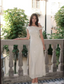 Elegant White Fitted One-Shoulder Sequined Long Classy Prom Dress