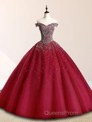 Emerald Green Sequin Evening Prom Dress Beaded Quinceanera Dress