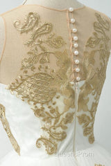 Fabulous White Homecoming Dress Jewel Knee-Length Lace Appliques