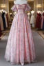 Fairy Ball Gown Strapless Pink Evening Prom Dress 22Th Birthday Outfit