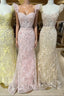 Cute Lace Appliques Sweetheart Spaghetti Straps Evening Prom Dress