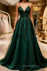 Green Mother of Bride/ Groom Dress Simple Lace Appliques Evening Formal Gowns Evening Prom Dress