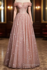 Cute tulle long A line Evening Prom Dress evening Dress