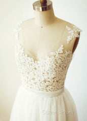 Floor-Length A-Line/Princess Sweetheart Wedding Dress