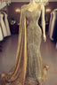 Formal Evening Gown,Evening Prom Dress Sparking Mermaid V Neck Sexy Evening Prom Dress