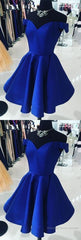 Short Royal Blue Prom Dress, Homecoming Dress, Back To Schoold Party Gown