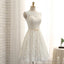 A Line Lace Prom Homecoming Dresses, Short