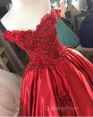 Gorgeous Beaded Lace V Neck Off Shoulder Long Burgundy Evening Prom Dress