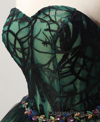 Stylish Tulle Lace Short Evening Prom Dress, Cute Evening Dress