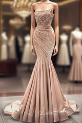 Long Evening Prom Dress Cute Girl Simple Elegant Wedding Dress